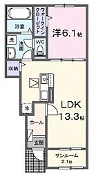 ウィステリア ソラーナ 1階/103
