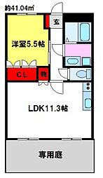 間取図画像 1LDK