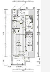グランフォーレ久留米駅プレミア 14階1LDKの間取り