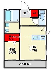 ヴェンティTOSU弐 2階