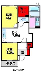 ピースフルコート 1階/102