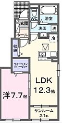 ミルキーウェイ参番館 1階/102