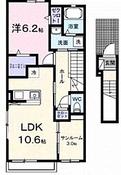 ミルキーウェイ参番館 2階/204