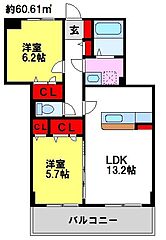 物件の間取り