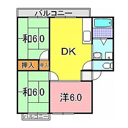 間取図画像 3DK