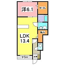 ユニヴェール　林崎松江  ｜ 兵庫県明石市松江（賃貸アパート1LDK・1階・48.66㎡） その2