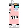 ヴィップハイツ3階2.1万円