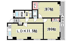 物件の間取り