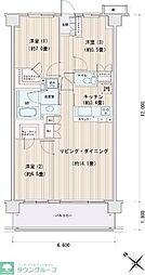 エスティメゾン豊洲レジデンスＤ 5階3LDKの間取り