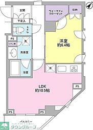 スタイリオ中延駅前 7階1LDKの間取り