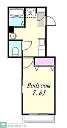 メゾン・ド・エスポワール 101 1階1Kの間取り