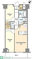 市谷台町坂フロント 5階1SLDKの間取り