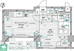 デュオスカーラ麹町 2階1DKの間取り