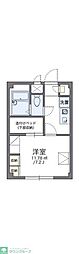 レオパレス東大井 103 1階1Kの間取り