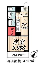 ＴＨＥ　ＴＯＫＹＯ　ＴＯＷＥＲＳ　ＭＩＤＴＯＷＥＲ 16階1DKの間取り