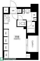 Ｌｏｇ東日本橋 202 2階ワンルームの間取り