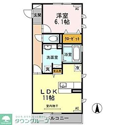 間取図画像 1LDK