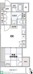 コンフォート文京小石川 1DKの間取図画像