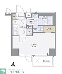 コンシェリア文京小石川 1Kの間取図画像