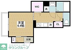 WisteriaMaiden 1Kの間取図画像