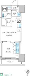 レジディア蒲田プレイス 1DKの間取図画像