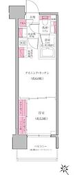 レジディア門前仲町プレイス 1DKの間取図画像