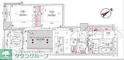 OBER渋谷dL 2LDKの間取図画像