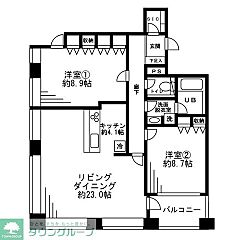 物件の間取り