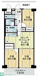 ニューライフマンション木場 3LDKの間取図画像