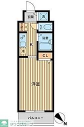 HF東神田レジデンス 1Kの間取図画像