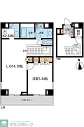 レジデンス白金コローレ 1LDKの間取図画像