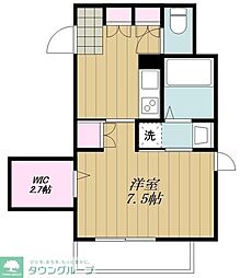 世田谷区下馬1丁目マンション 1Kの間取図画像