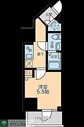 プライマル品川大森海岸 1Kの間取図画像