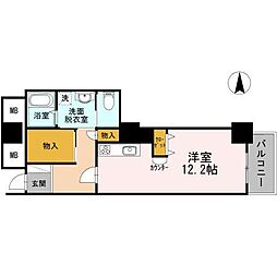 品川シーサイドビュータワー2 1LDKの間取図画像