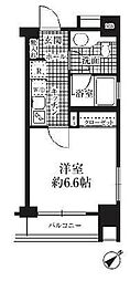 HF銀座レジデンス 1Kの間取図画像