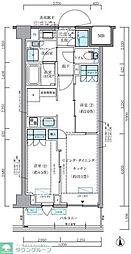 品川区東品川4丁目マンション 1LDKの間取図画像