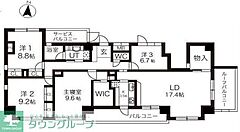 物件の間取り