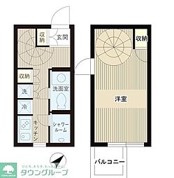 JOYCE 1Kの間取図画像