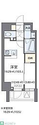 LOVIE麻布十番 ワンルームの間取図画像