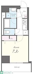 アーク日本橋人形町 1Kの間取図画像