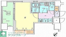 代々木パークハイツ 1Kの間取図画像