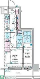 Genovia木場2 2Kの間取図画像