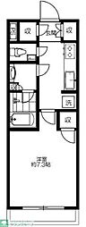 プレシス本駒込 1Kの間取図画像