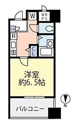 グランヴァン東品川 1Kの間取図画像