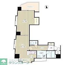 プラザ小島屋抜弁天ビル 1LDKの間取図画像