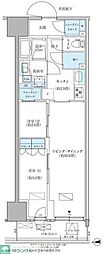 パークアクシス品川天王洲アイル 2LDKの間取図画像