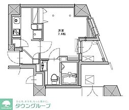 MALULANI千駄ヶ谷 1Kの間取図画像