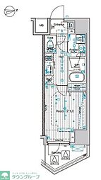 ブライズ東日本橋 1Kの間取図画像