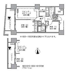 物件の間取り