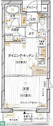 ソフィアーレ代官山 1DKの間取図画像